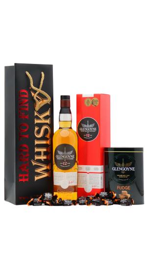 Glengoyne 12 year old Highland Single Malt Scotch Whisky 70cl 43 ABV Fudge Gift Set