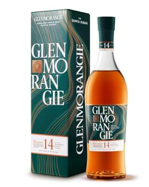 Glenmorangie Quinta Ruban 14 Years Old Single Malt Whisky Aged in Bourbon and Port Casks Gift Box 70cl