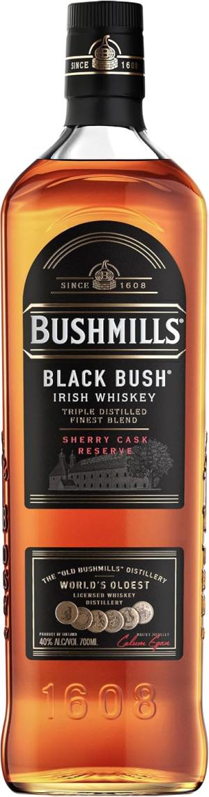 Bushmills Black Bush Irish Whiskey 40 ABV 70cl AwardWinning Premium Irish Whiskey Rich Dried Fruit Nutty Oloroso Sherry Cask Notes Smooth Whiskey Gift