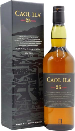 Caol Ila Islay Single Malt 25 year old Whisky 70cl 43 ABV