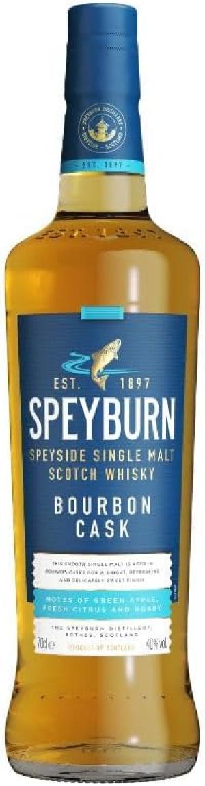 Speyburn Bourbon Cask Single Malt Scotch Whisky 40 ABV 70cl Speside Aged in ExBourbon Casks Bright Refreshing Delicately Sweet AwardWinning with Notes of Honey Vanilla Citrus
