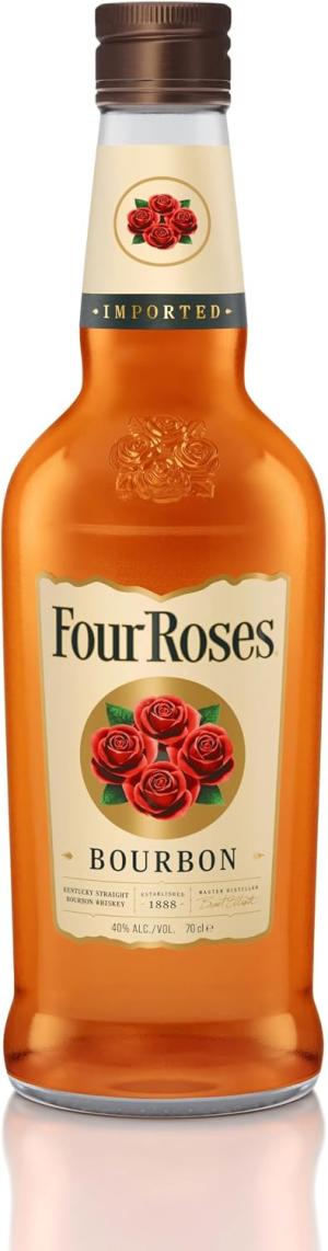 Four Roses Kentucky Straight Bourbon Whiskey 70cl 40 ABV AwardWinning Smooth American Bourbon Whisky Higher Rye Content Than Most Bourbons Hidden Gem To Discover