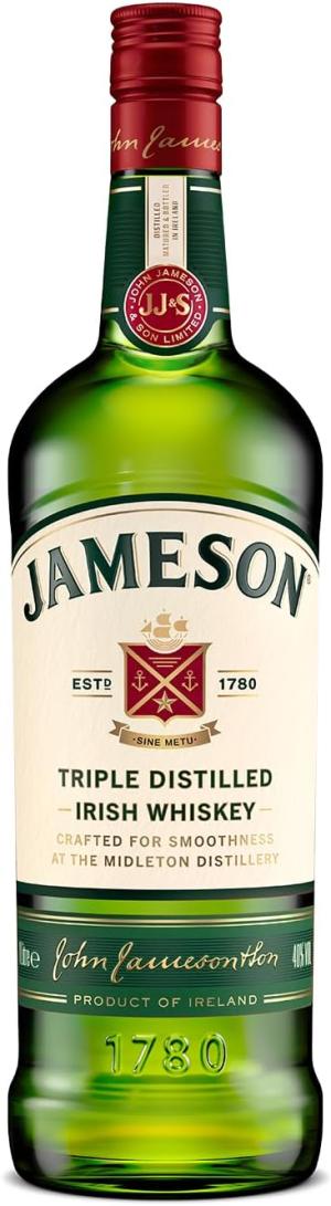 Jameson Original Triple Distilled Blended Irish Whiskey 40 ABV 1L