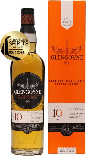 Glengoyne 10 Year Old Highland Single Malt Scotch Whisky 70cl 40 ABV AwardWinning Whisky Distilled Slowly and Matured in European and American Oak Ideal for Gifting