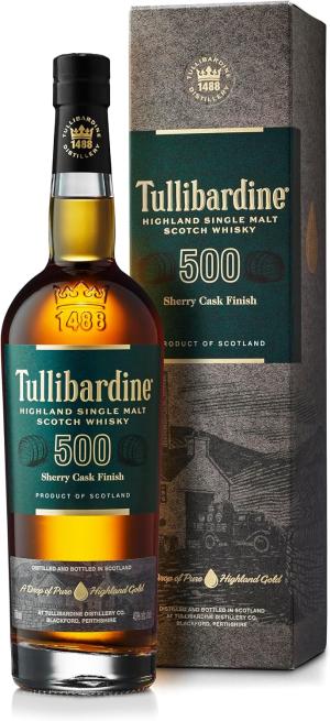 Tullibardine 500 Sherry Cask Finish Single Malt Scotch Whisky 70cl 43 ABV