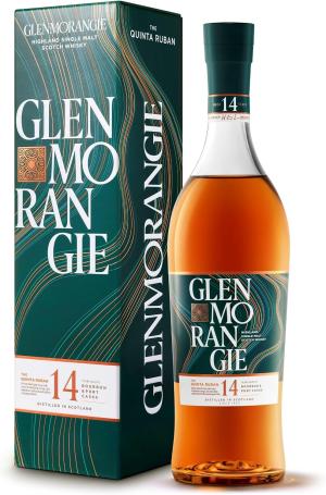Glenmorangie Quinta Ruban 14 Years Old Single Malt Whisky Aged in Bourbon and Port Casks Gift Box 70cl
