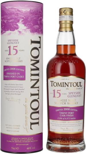 Tomintoul 15 Year Old 2008 Tawny Port Cask Finish