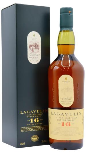 Lagavulin 16 year old Islay Single Malt Scotch Whisky 70cl 43 ABV Old Bottling