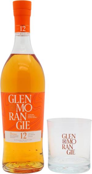 Glenmorangie 12 year old The Original Single Malt Scotch Whisky 70cl 40 ABV Includes Branded Glass