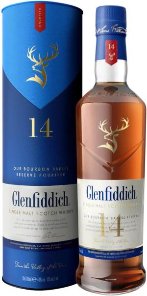 Glenfiddich 14 Year OldBourbon Barrel Reserve 75cl 43