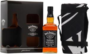 Jack Daniels Old No 7 Tennessee Whiskey 70cl 40 ABV Blanket Gift Pack
