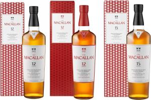 Macallan 12 Year Old 15 Year Old Single Malt Scotch Whisky Set Sherry Oak Double Cask Collection 700ml Bottles