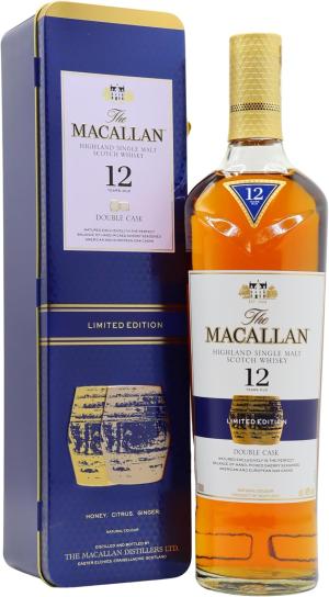 The Macallan 12 year old Double Cask Highland Single Malt Scotch Whisky 70cl 40 ABV Gift Tin