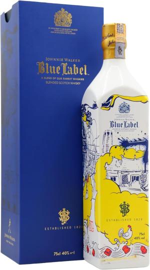 Johnnie Walker Blue Label 2017 Lunar New Year Year Of The Rooster Penang Street Art Edition Whisky 75cl 40 ABV