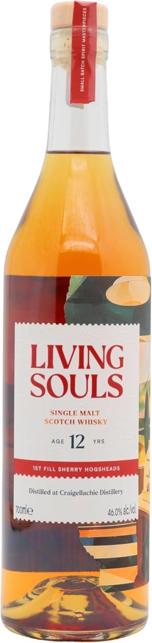 Craigellachie 12 year old Living Souls Single Malt Scotch Whisky 70cl 46 ABV