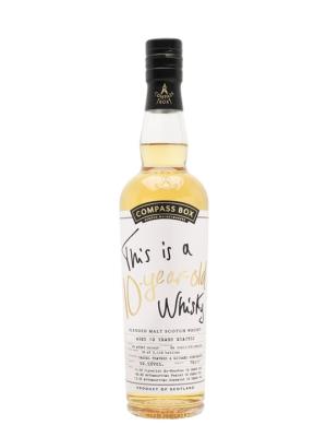 Compass Box This is a 10YearOld Whisky Blended Malt Scotch Whisky