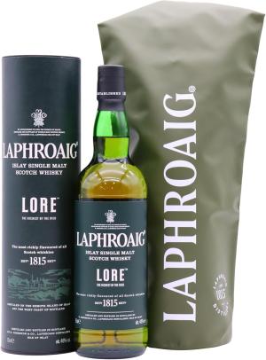 Laphroaig Lore Islay Single Malt Scotch Whisky 70cl 48 ABV Includes Waterproof Dry Bag