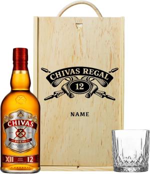Chivas Regal Personalised 12 Year Old Scotch Whisky Gift Set