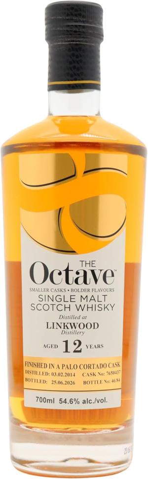 Linkwood 12 year old The Octave Single Palo Cortado Cask 7650437 2014 Whisky 70cl 546 ABV