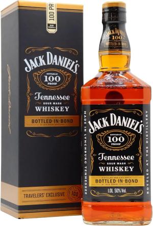 Jack Daniels Bottled In Bond 100 Proof Whiskey wBox 1 Litre