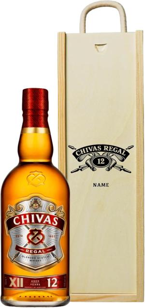 Personalised Chivas Regal 12 Year Scotch Whisky Gift Set