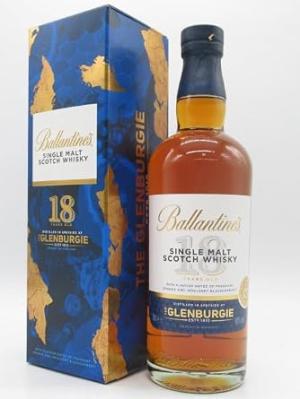 Balantine Single Malt Glenbergy 18 Years Whiskey UK 237 fl oz 700 ml Gift Box