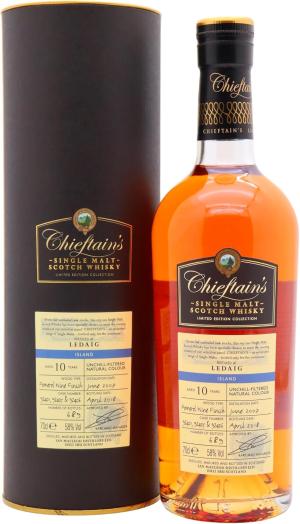 Ledaig 10 year old Chieftains Wine Cask Finish Single Malt Scotch 2007 Whisky 70cl 58 ABV