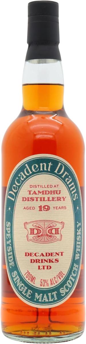 Tamdhu 19 year old Decadent Drams Single Malt Scotch 2007 Whisky 70cl 53 ABV