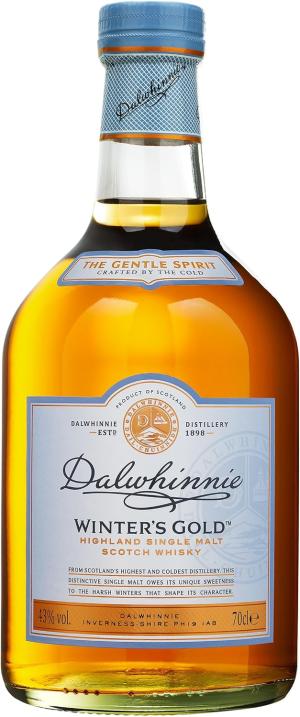 Dalwhinnie Winters Gold Single Malt Scotch 43 vol 70cl RichTextured Highland Whisky Honeyed with Notes of Heather Peat Perfect for Whisky Lovers with Gift Box
