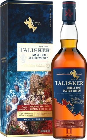 Talisker Single Malt Scotch Whisky The Distillers Edition 458 vol 70cl Sherry Cask Aging Notes of Salty Sea Spray Bonfires RaisinLike Sweetness
