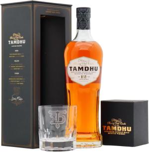 Tamdhu 12 year old Speyside Single Malt Scotch Whisky 70cl 43 ABV Includes Branded Glass