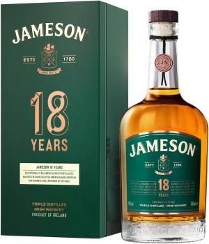 Jameson 18 year old Triple Distilled Irish Whiskey 70cl 46 ABV