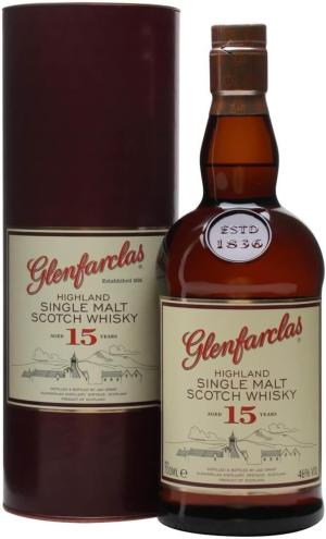 Glenfarclas Highland Single Malt 15 year old Whisky 70cl 46 ABV