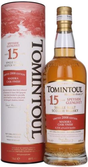 Tomintoul 15 Year Old 2008 Madeira Cask Finish