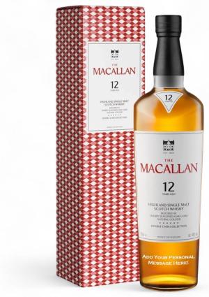 Personalised Macallan 12 Year Old Double Cask Whisky Gift for all occasions Customised Engraved Whisky Bottle Whisky with Custom Engraving Premium Alcohol Gift Ideas 70cl