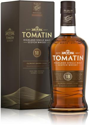 Tomatin 18 Year Old Highland Single Malt Scotch Whisky 46 alcoholvol 70cl Glass Bottle in Gift Box
