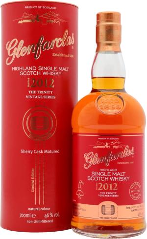 Glenfarclas THE TRINITY VINTAGE SERIES Sherry Cask Highland Single Malt 2012 46 Vol 07l in Giftbox