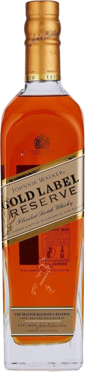 Johnnie Walker Double Black Label Blended Scotch Whisky 40 vol Enjoy Neat or in Drinks Iconic Scottish Gold Label 70cl