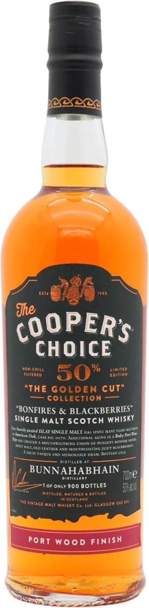 Bunnahabhain Coopers Choice Bonfires Blackberries Single Port Cask 0070 Whisky 70cl 50 ABV