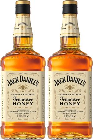 Jack Daniels Tennessee Honey 1L Pack of 2