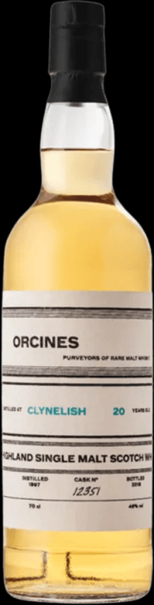 Clynelish 20 Year Old Hogshead Cask N12351 Orcines 1997 Whisky