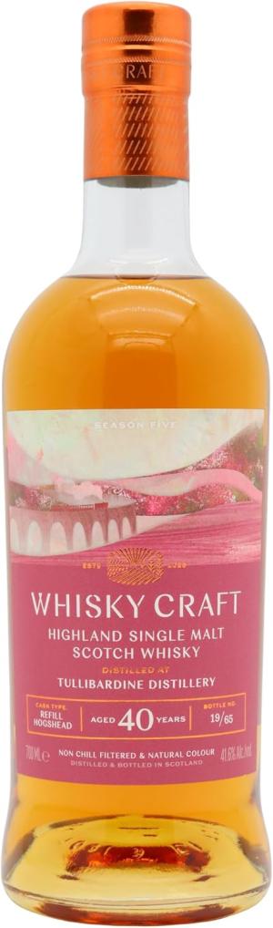 Tullibardine 40 year old Whisky Craft Season Five Single Cask Whisky 70cl 416 ABV