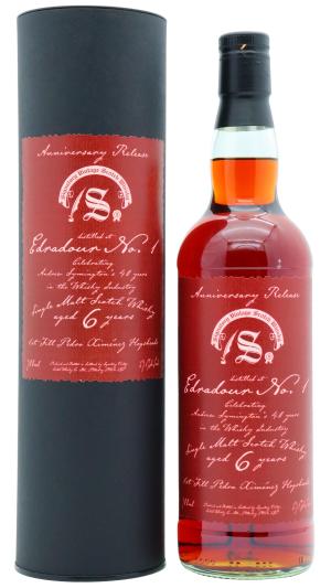 Edradour 6 year old No 1 Andrew Symingtons Anniversary PX Sherry Cask Single Malt Scotch Whisky 70cl 571 ABV