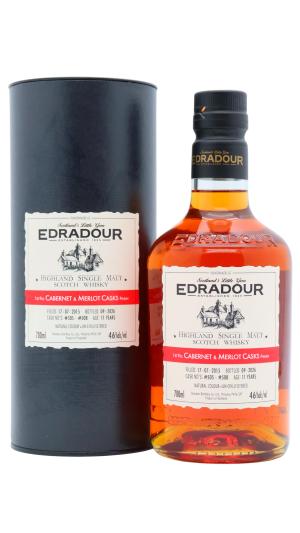 Edradour 11 year old St MichaelEppan Cabernet Merlot Cask Finish Single Malt Scotch 2015 Whisky 70cl 460 ABV
