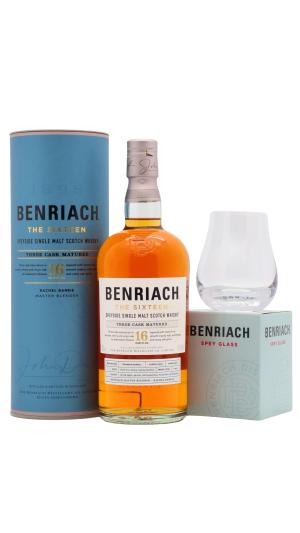 Benriach 16 year old The Sixteen Speyside Single Malt Scotch Whisky 70cl 43 ABV Includes Tasting Glass