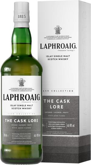 Laphroaig Lore Scotch Islay Single Malt Peated Whisky Rich Chocolate Smoke Chilli Made Using Single Malts Aged from 7 to 21 Years 48 ABV 70cl