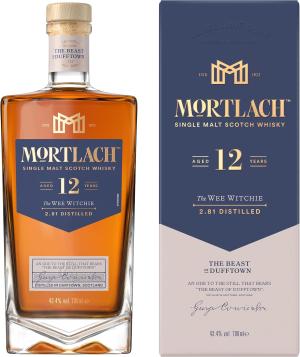 Mortlach 12 Year Old Single Malt Scotch Whisky 434 vol 70cl Sweet Spicy Medium to Full Bodied Single Malt Whisky Double Cask Matured Rich Robust Scottish Whisky