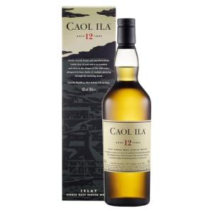 Caol Ila 12 Year Old Single Malt Whisky 43 vol 70cl Scotch Whisky Peaty Whisky from Islay Distinct Smokiness Fresh Sweetly Fruity SmoothBodied