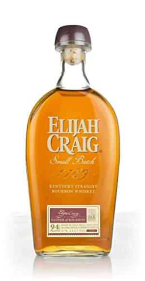 Elijah Craig Small Batch Bourbon Whiskey 70cl 47 ABV Award Winning Small Batch Kentucky Straight Bourbon Whiskey