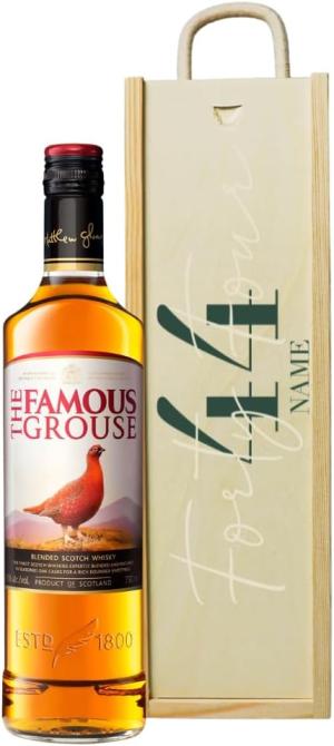 Personalised Happy Birthday The Famous Grouse Whisky Gift Set Birthday Gifts for Men Mens Gift Set Alcohol Gift Set